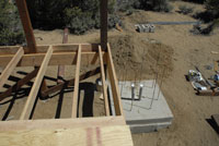 Control Shed Deck and Footing for 16' tower